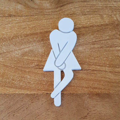Toilet/WC Bordje Man Vrouw 002